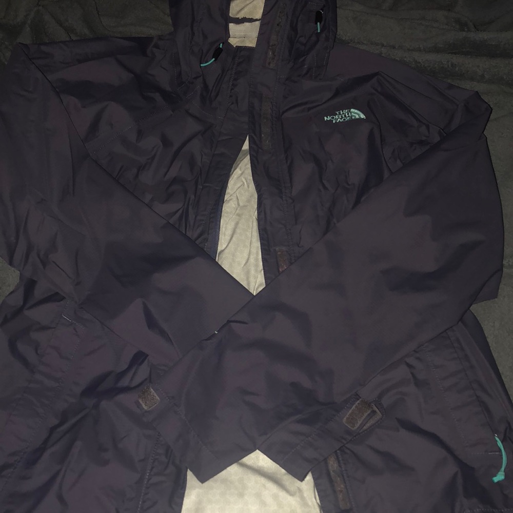 North face rain coat